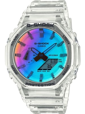 Casio GA-2100SRS-7ADR Kol Saati, Gri, Standart