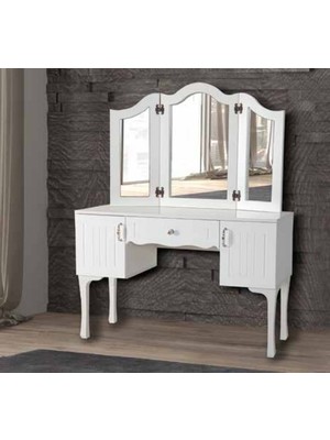 Yuvaset Home Kelebek Maykaj Masası Beyaz