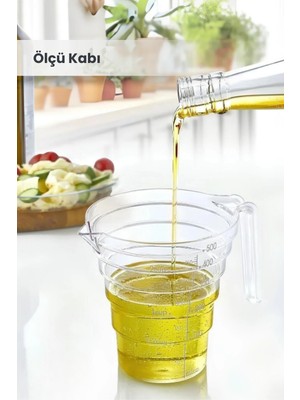 Orvila Masterchef 500 ml Ölçü Kabı Kulplu