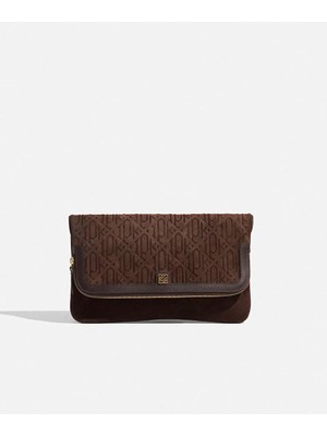 İpekyol Sıenna Deri Süet Clutch I00000121020074