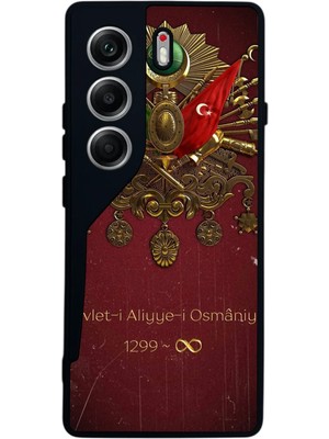 Tecno Camon 40 Uyumlu Osmanli Tugrasi Tasarımlı Glossy Premium Kılıf