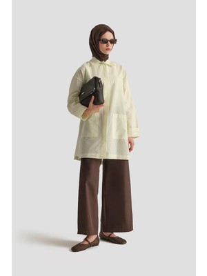 Armine Pamuk Karışımlı Kap Açık Sarı