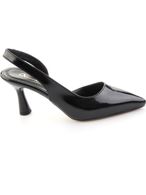 Bambi Siyah  Kadın Klasik Topuklu Ayakkabı K01980056042