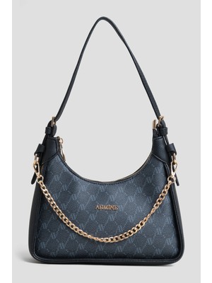 Armine Noktalı Çanta Siyah