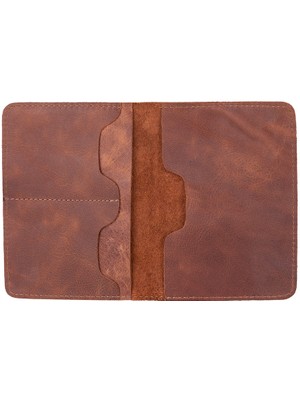 BloominBag Viaggio Voyager Brown Deri Pasaport ve Kart Kılıfı