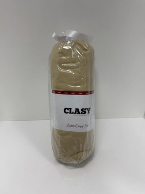 Clasy Ranforce Lastikli Çarşaf Seti Çift Kişilik Yumurta Sarısı ÇKLÇ-271 %100 Pamuk