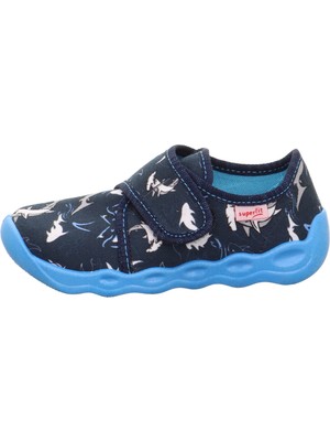 Superfit Bubble Çocuk Ev Kreş Ayakkabısı Köpekbalığı - Lacivert 006273-8030