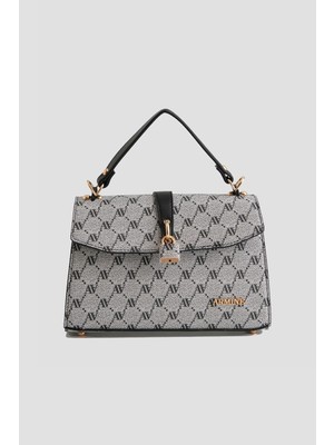 Armine Noktalı Çanta Gri