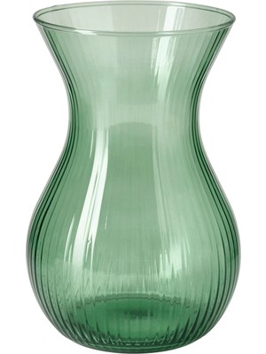 Ikea Rosenmas Cam Vazo Yeşil 18 cm