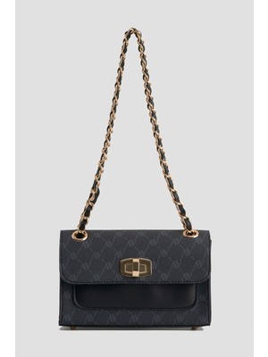 Armine Noktalı Çanta Siyah