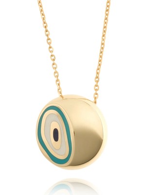 Cetaş Jewelry Cetaş Fortuna 14 Ayar Altın Mineli Kolye