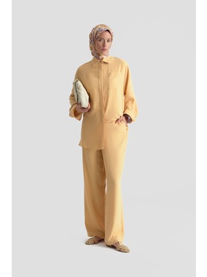 Armine Cepli Basic Gömlek Camel