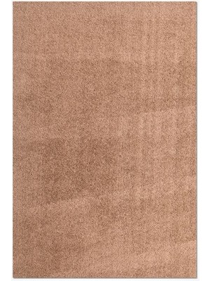 Halımax Maris MR090 Shaggy Halı Yumuşak Tüylü Kaymaz Taban Modern Yolluk Salon Halısı Kahve