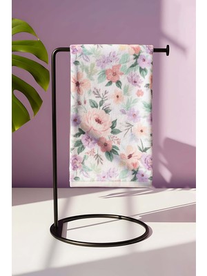 Siyah Renk Metal Dikey Havluluk