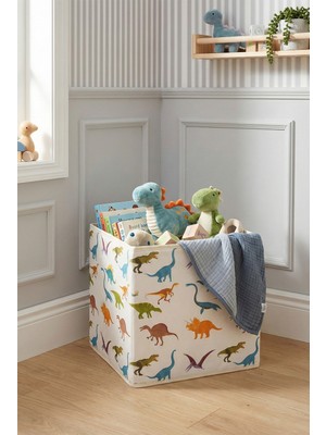 Prendi Home Ejderha Kapaksız Dolap Içi Çamaşır Oyuncak Düzenleyici Katlanır Saklama Kutusu 30X30X30