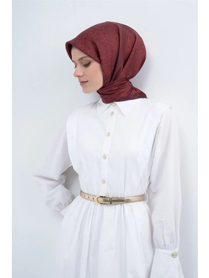 Armine  Saf Ipek Sura Eşarp 9537D 50