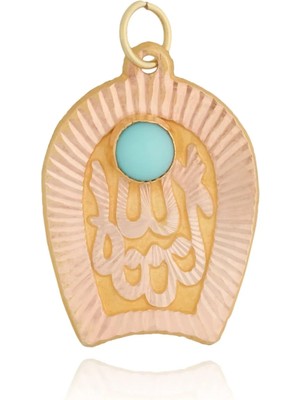 Berk Mücevherat 14 Ayar Altın Allah Yazılı Kolye Ucu