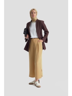 Armine Tencel Palazzo Pantolon Camel