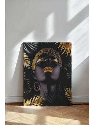 Kanvaspera Bayan Figürü - Kanvas Tablo