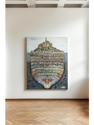 Kanvaspera Dante Ilahi Komedya Cehennem - Kanvas Tablo - Klasik Sanat, Ünlü Resimler Duvar Dekorasyonu