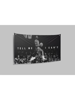 Kanvaspera Kobe Bryant - Tell Me I Can't Basketbol Kompozisyon – Duvar Örtüsü – Ilham Spor Dekorasyonu