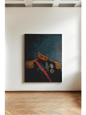 Kanvaspera Başı Olmayan Üniforma - Kanvas Tablo