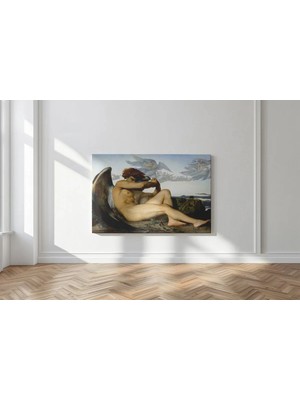 Kanvaspera Alexandre Cabanel - Çöken Melek Lucifer - Kanvas Tablo - Klasik Sanat Duvar Dekorasyonu