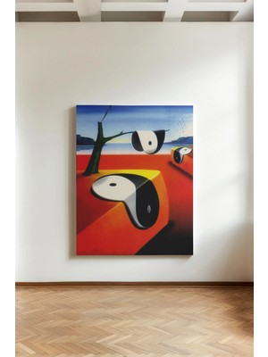 Kanvaspera Hafızanın Iradesi, Eriyen Yin Yang - Kanvas Tablo