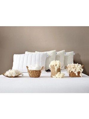 Doqu Home Festival Bambu Yastık Beyaz - 50 x 70 cm