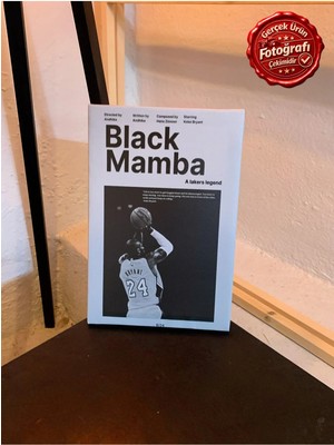 Kanvaspera Siyah Mamba 24 - Kanvas Tablo - Basketbol Nostalji Duvar Dekorasyonu