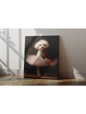 Kanvaspera Balerin Ayak - Çocuk Odası Kanvas Tablo | Dijital Sanat | Neşeli Çağdaş Duvar Dekorasyonu