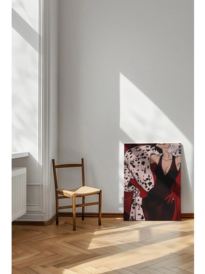 Kanvaspera Cruella De Vil (101 Dalmaçyalı Köpek) - Kanvas Tablo