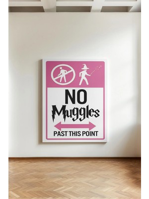 Kanvaspera Harry Potter - Kanvas Tablo - Sihir Değnekleri, Büyü Asaları, Nostaljik Tasarım, Klasik Afiş, No Muggles