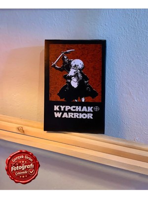 Kanvaspera Kypchak Warrior - Kanvas Tablo - Kıpçak Türk Yiğidi, Savaş Sanatı, Kuvvet ve Tarihi Çizim