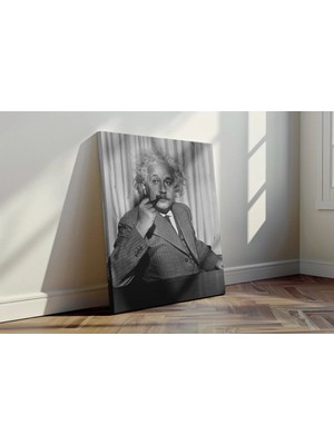 Kanvaspera Albert Einstein - Kanvas Tablo - Bilim Adamı, Motivasyon ve Esin Temalı Duvar Dekorasyonu