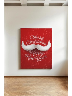 Kanvaspera Noel Christmas Yılbaşı - Kanvas Tablo - 2026 Yeni Yıl, Grinch, Süs Topları, Ev Dekorasyonu Duvar Tablosu