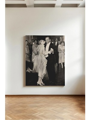 Kanvaspera Atatürk Vals Dansı - Kanvas Tablo - Tarihsel, Nostaljik ve Kültürel Miras Duvar Dekoru