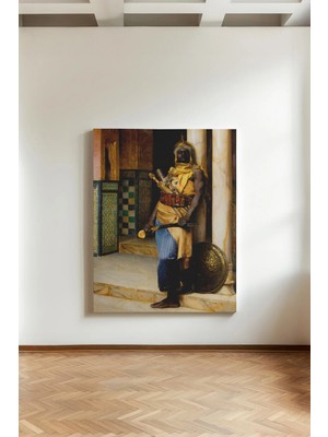 Kanvaspera Kuzey Afrika Lideri - Kanvas Tablo - Eduard Charlemont, Doğu Sanatı, Antika Baskı Duvar Dekoru