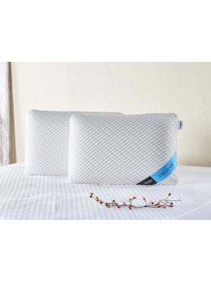 Doqu Home 60 x 40 cm Visco Air Yastık Delikli Visco Sınger ile Rahat Uyku Deneyimi Sunar