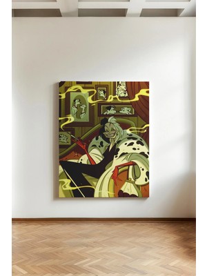 Kanvaspera Cruella De Vil (101 Dalmaçyalı Köpek) - Kanvas Tablo