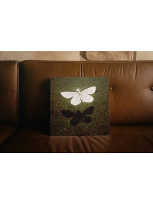 Kanvaspera Kelebek Silueti - Kanvas Tablo - Anlamlı Doğa Temalı Çağdaş Duvar Dekorasyonu