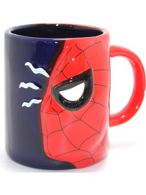 Marsilyan 3D Spiderman Tasarımlı Porselen Kupa Bardak