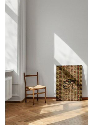 Kanvaspera Eski Mısır Horus Gözü - Kanvas Tablo