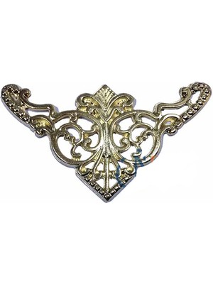 Dekoratif Köşe Süsü, Köşelik - Büyük, 31X55MM, Sarı, 100 Adet Midastech