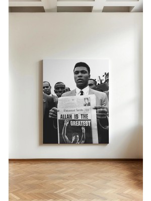 Kanvaspera Muhammet Ali Şampiyonun Azmi - Kanvas Tablo