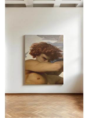 Kanvaspera Yere Düşen Melek Lucifer - Kanvas Tablo