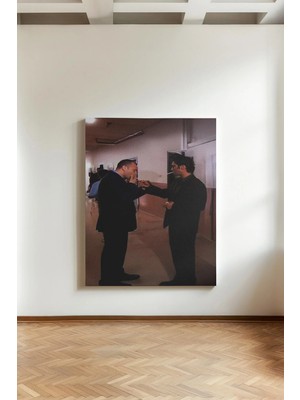 Kanvaspera Polat & Çakır Tablosu – Kurtlar Vadisi Efsanevi Sahne – Kanvas Duvar Dekorasyonu