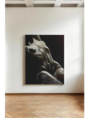 Kanvaspera Estetik Çıplak Kadın Figürü - Kanvas Tablo