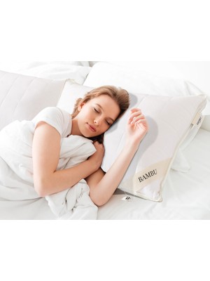 Doqu Home Bambu Yastık 50 x 70 cm - Beyaz