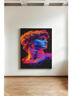 Kanvaspera Çağdaş Davut David Heykeli - Kanvas Tablo